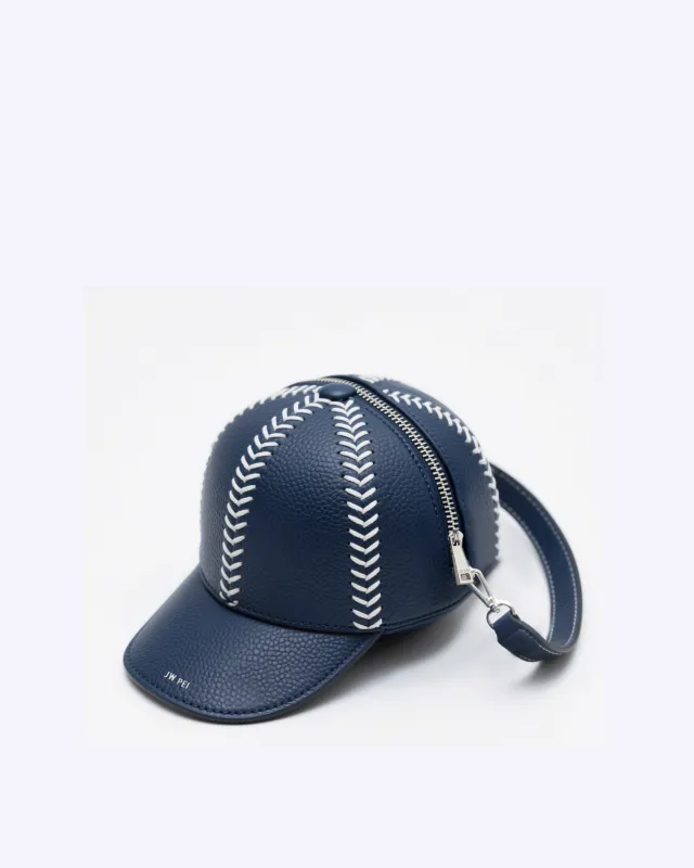 Baseball Cap Clutch - Navy sold by JW PEI