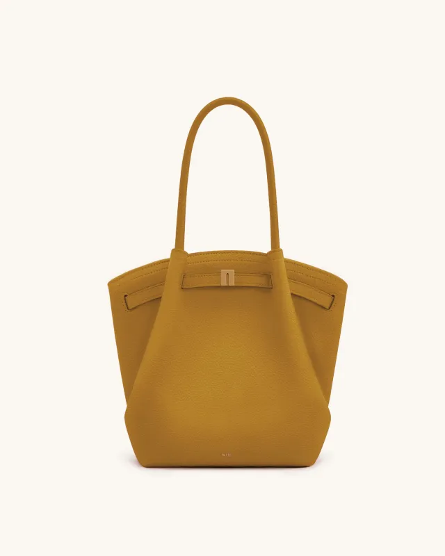 Hana Column Tote Bag - Mustard Yellow sold by JW PEI