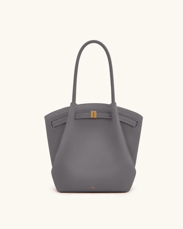 Hana Column Tote Bag - Grey sold by JW PEI