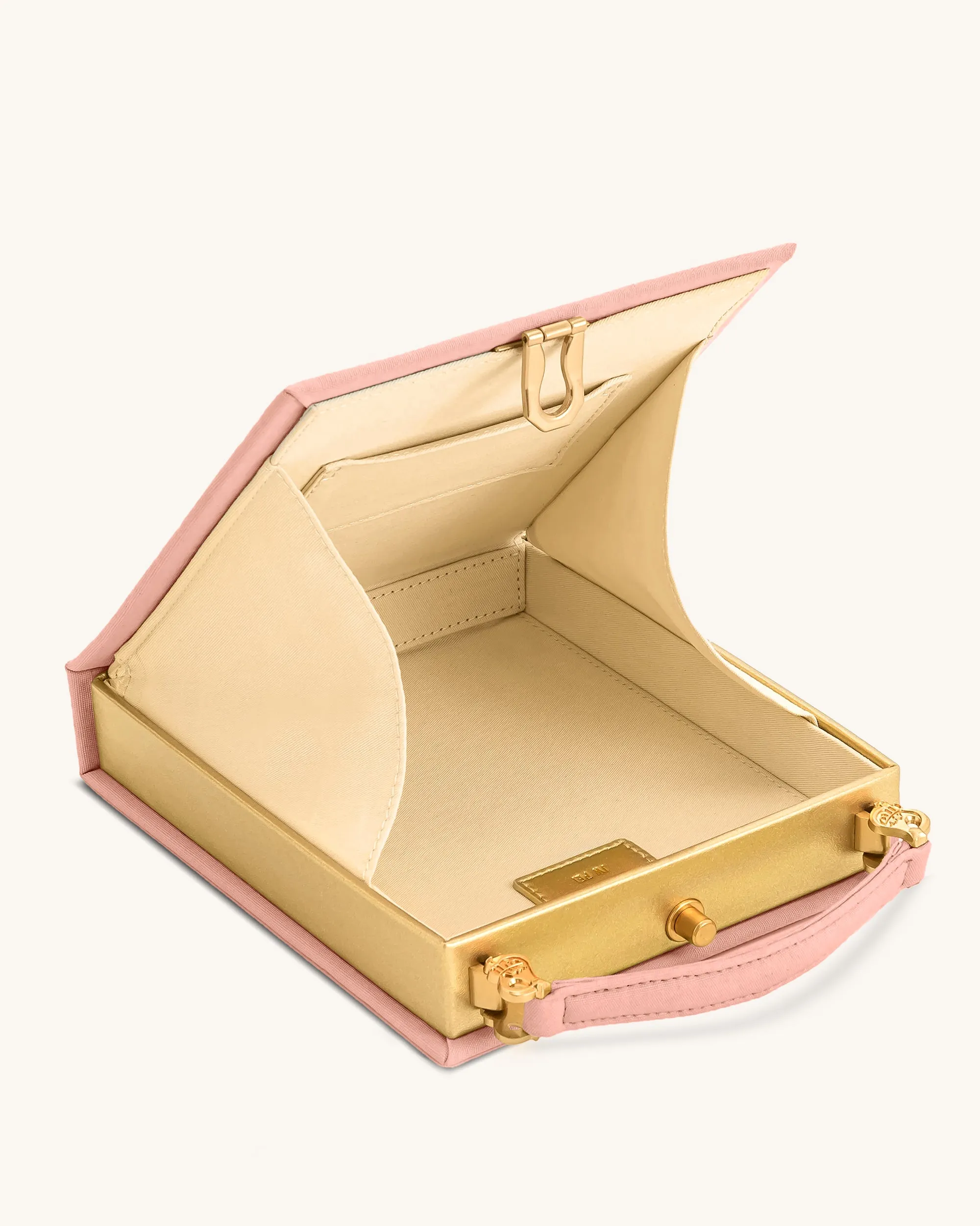 Taya Wine Glass Puppy Pattern Book Shape Clutch Bag - Pink sold by JW PEI product image thumbnail 4