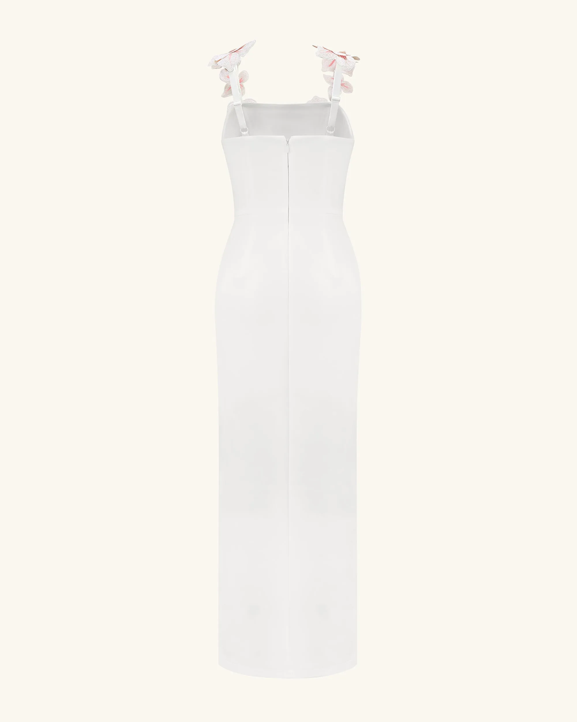 Flower Embroidered Dress - White/Pink sold by JW PEI product image thumbnail 4