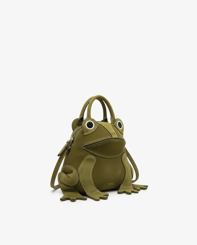 Fiona Frog Top Handle Bag - Olive sold by JW PEI