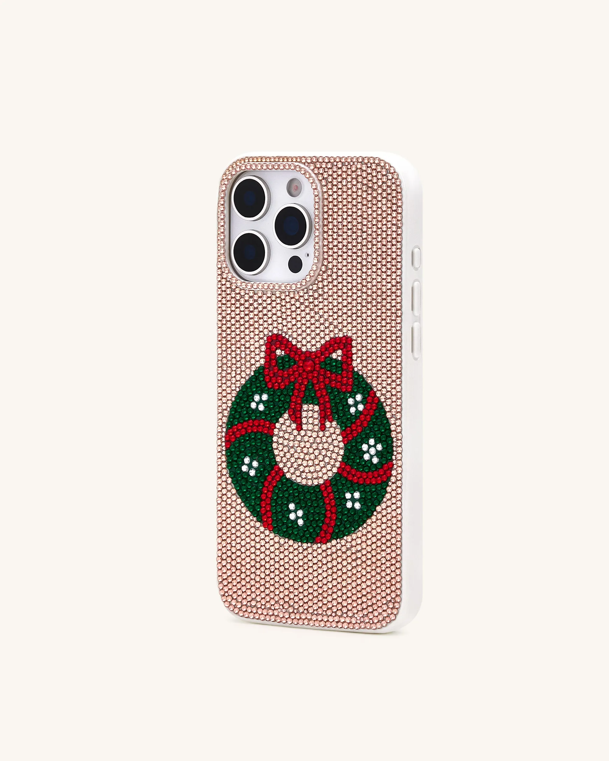 Holiday Wreath Bling Phone Case - Gold sold by JW PEI product image thumbnail 3