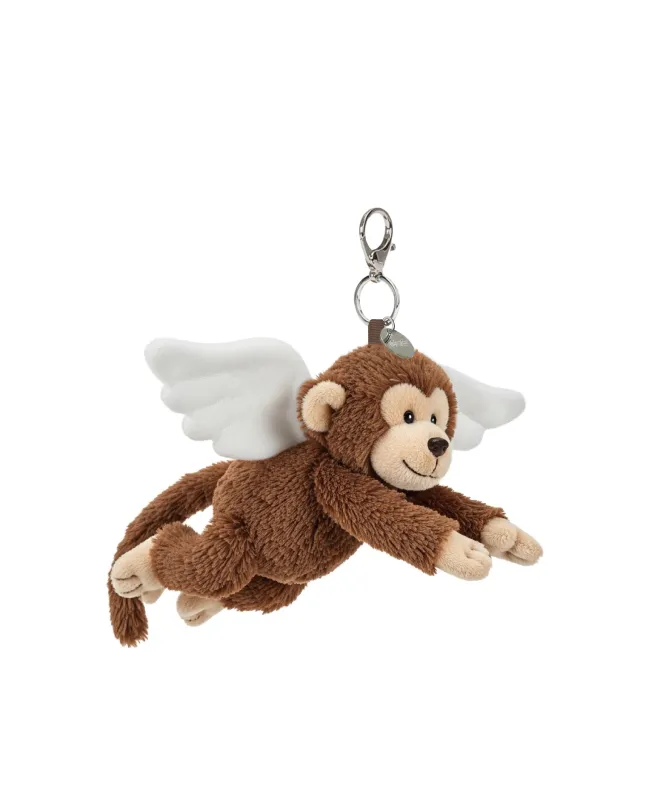Flying Brown Monkey Plush Bag Charm Keychain - Brown sold by JW PEI