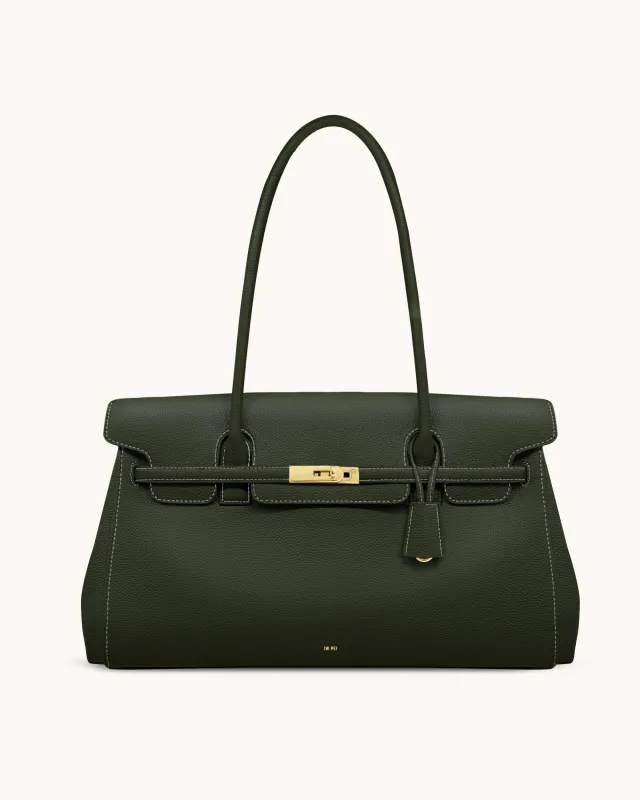 Yara Large Shoulder Bag - Dark Olive sold by JW PEI