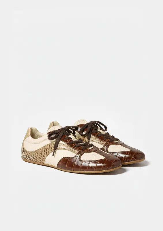 Hazel Retro Sneakers – Brown sold by JW PEI