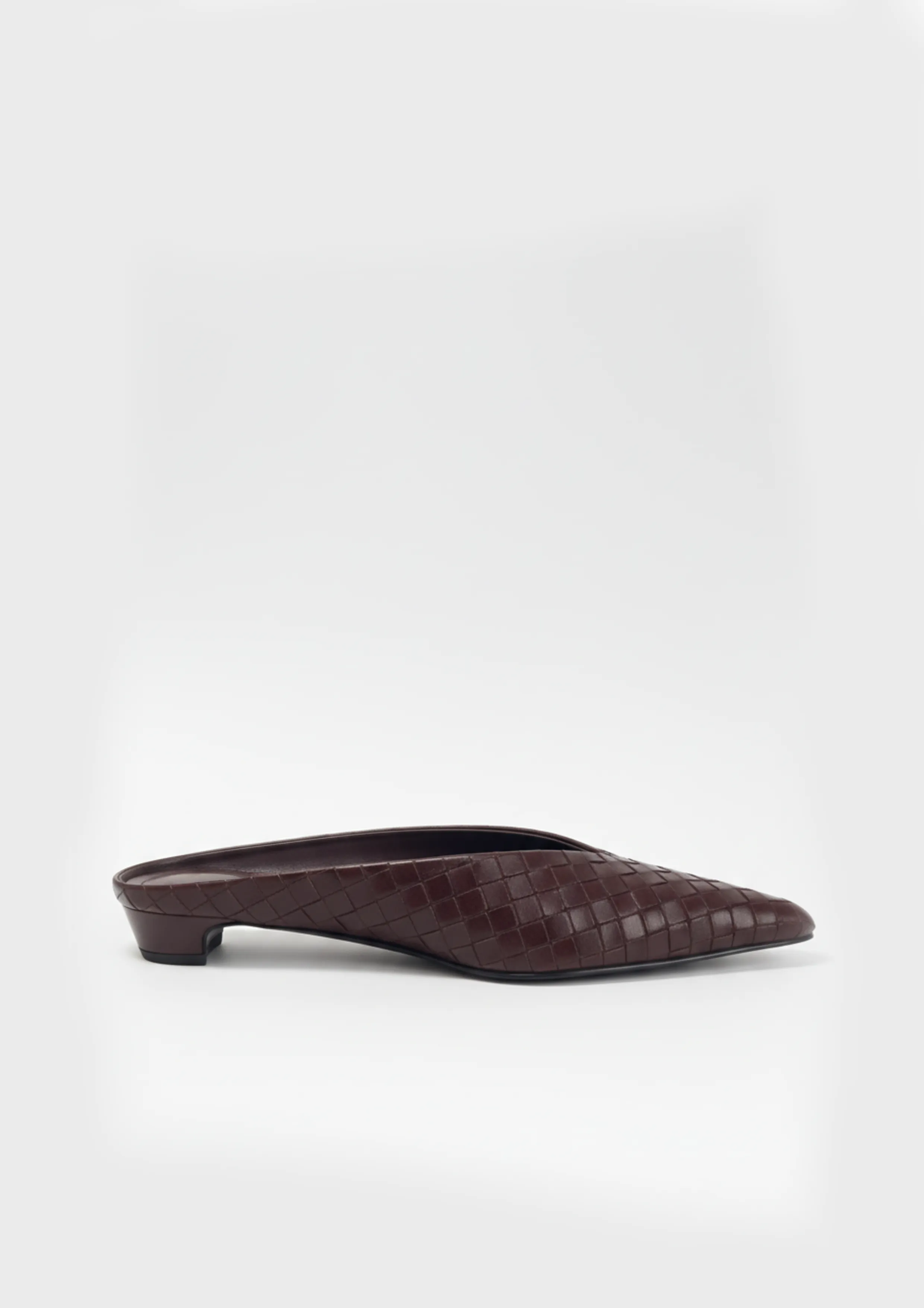 Ruby Woven Mules – Burgundy sold by JW PEI product image thumbnail 4