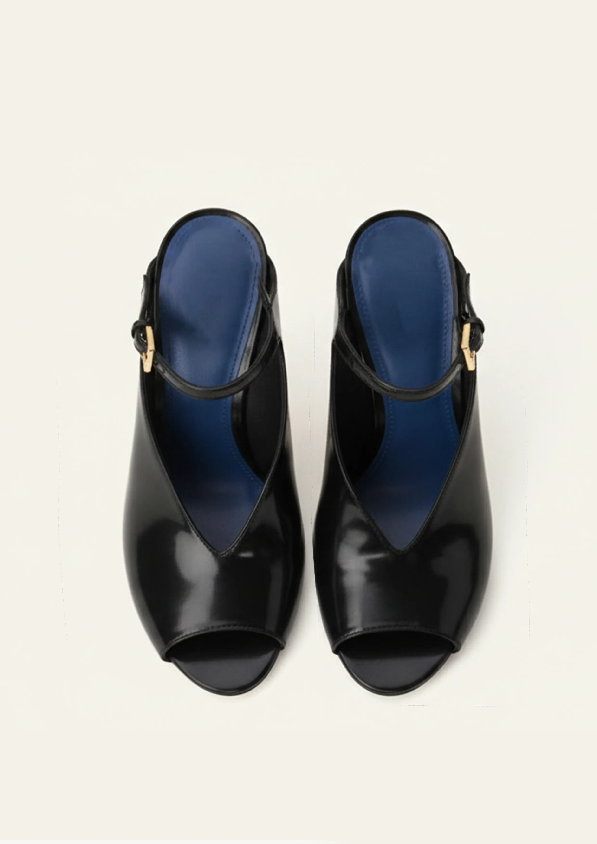 Jasmin Sculpted Heel Mules – Black sold by JW PEI product image thumbnail 3