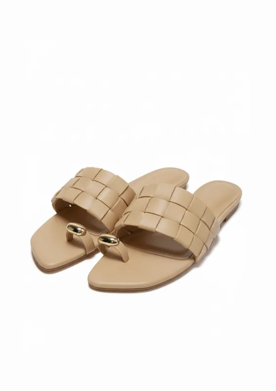 Ava Woven Toe Sandals – Neutral sold by JW PEI