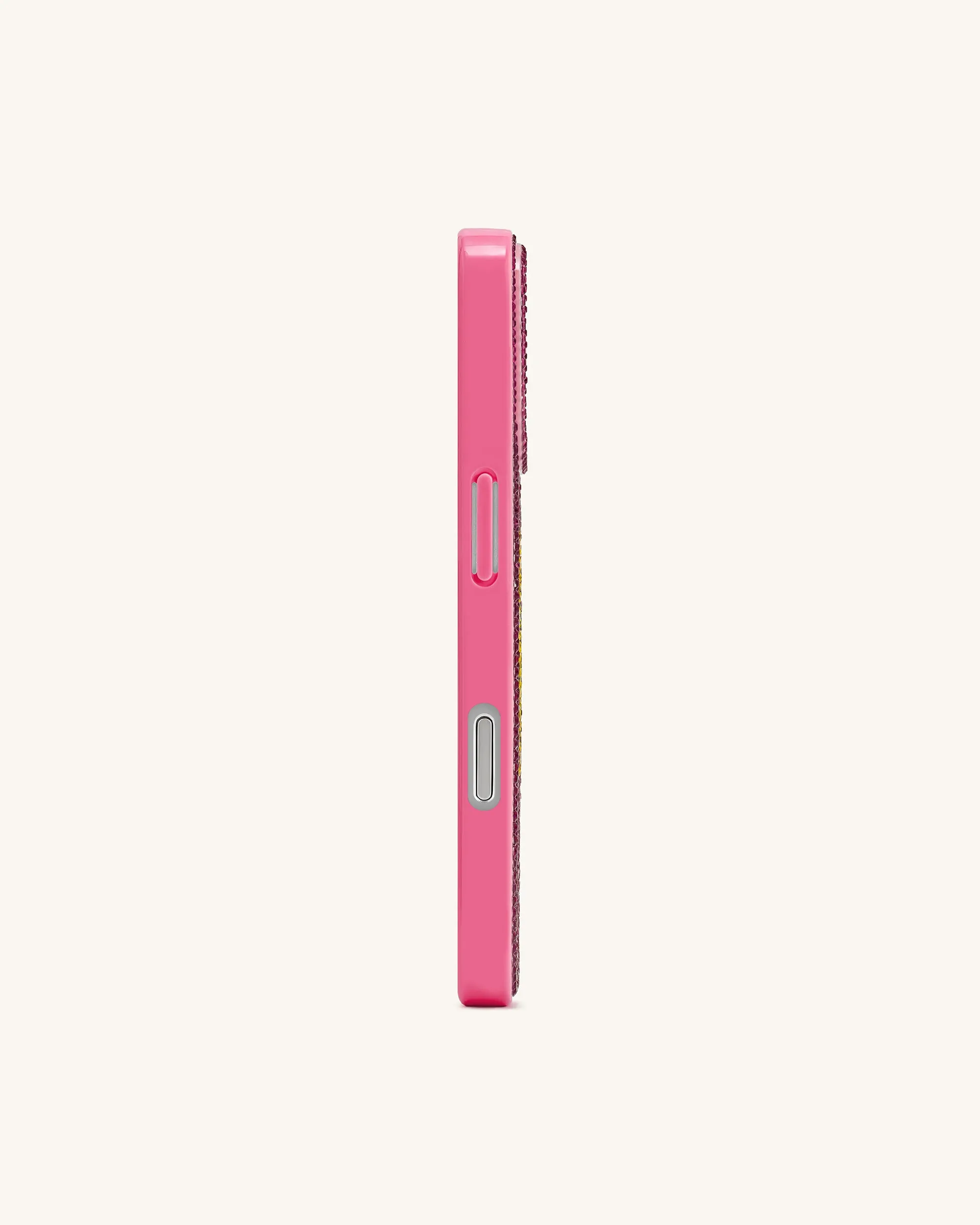 Smile Face Artificial Crystal Phone Case - Pink sold by JW PEI product image thumbnail 3