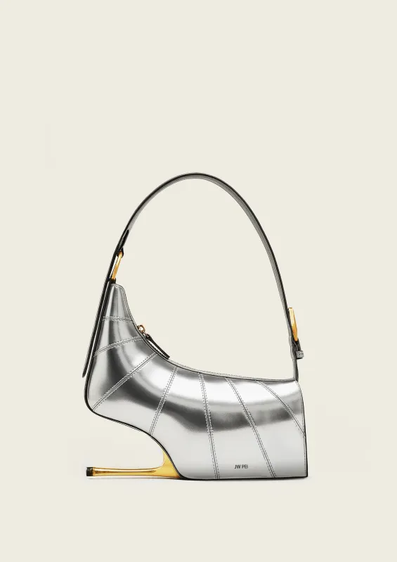 Stella Shoe-Shaped Top Handle Bag - Silver sold by JW PEI