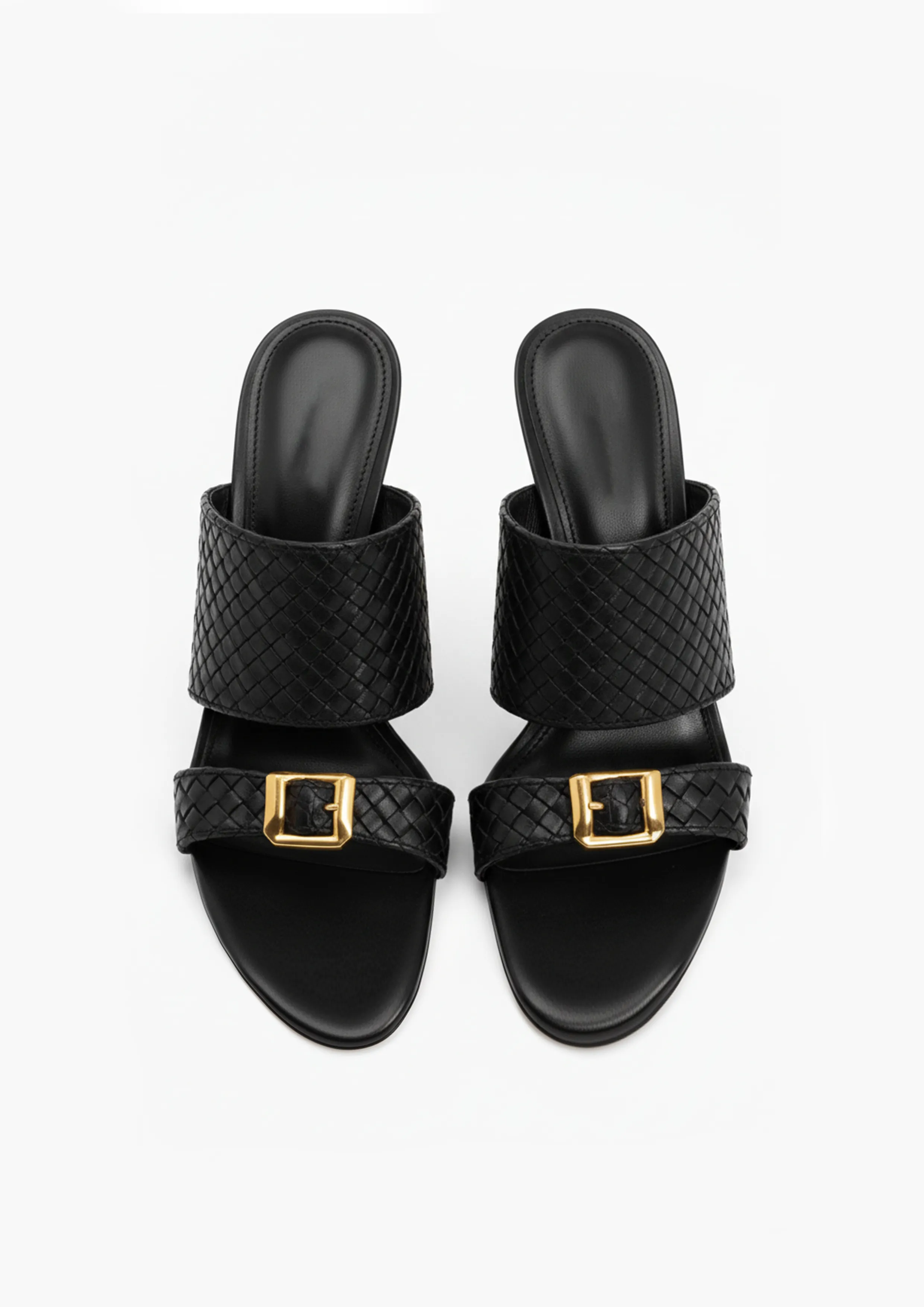 Ava Woven Buckle Mules – Black sold by JW PEI product image thumbnail 3