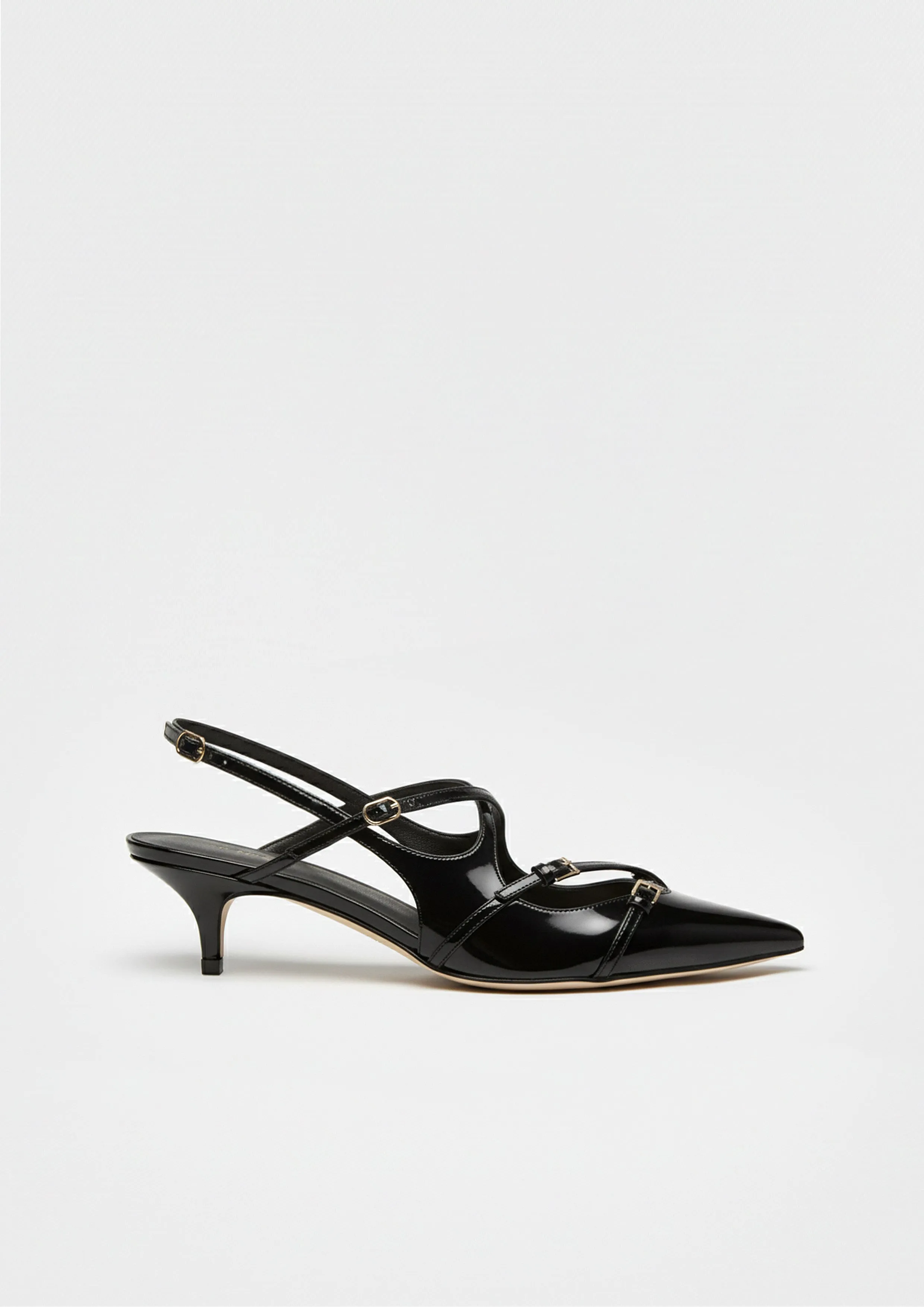 Maya Buckled Slingbacks – Black sold by JW PEI product image thumbnail 4