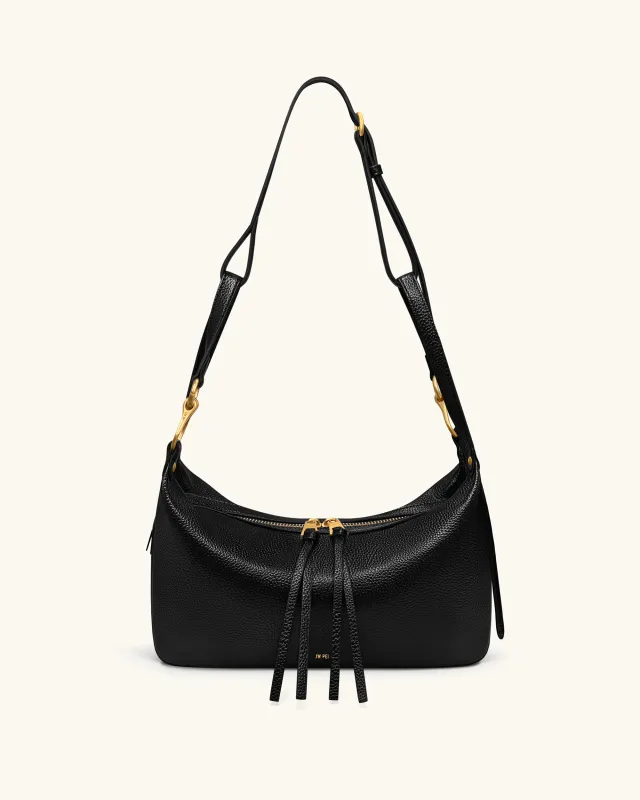 Selia Soft-Grain Crossbody Bag - Black sold by JW PEI