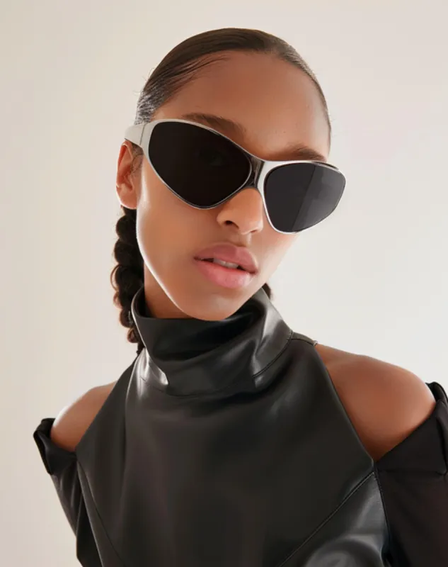 Alicia Sunglasses - Silver sold by JW PEI