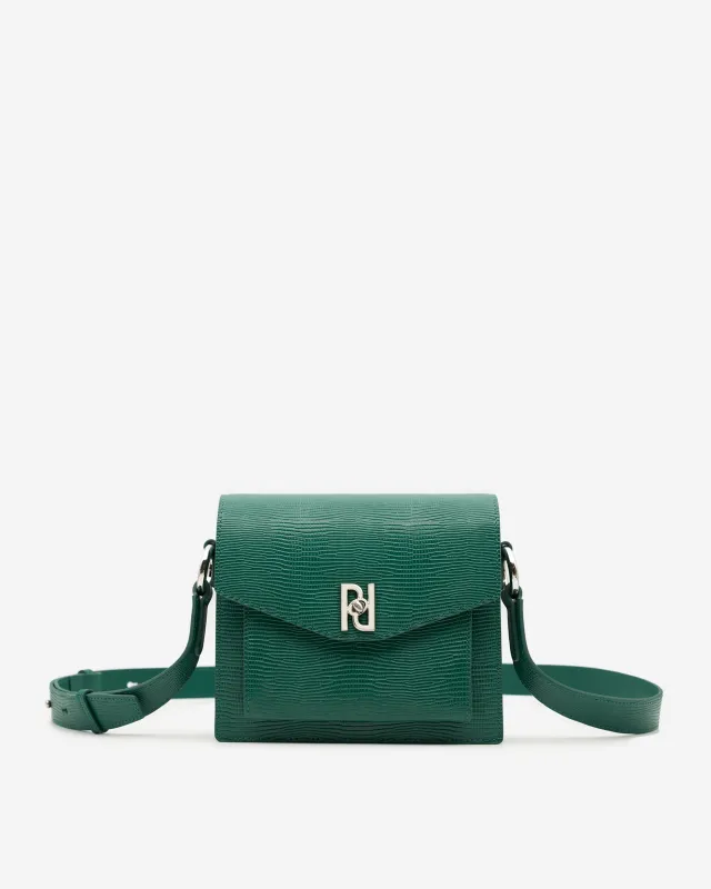 Lucy Bag -  Green  Lizard sold by JW PEI