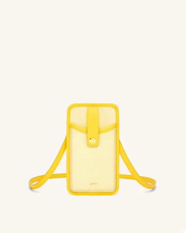 Aylin Canvas Phone Bag - Yellow sold by JW PEI