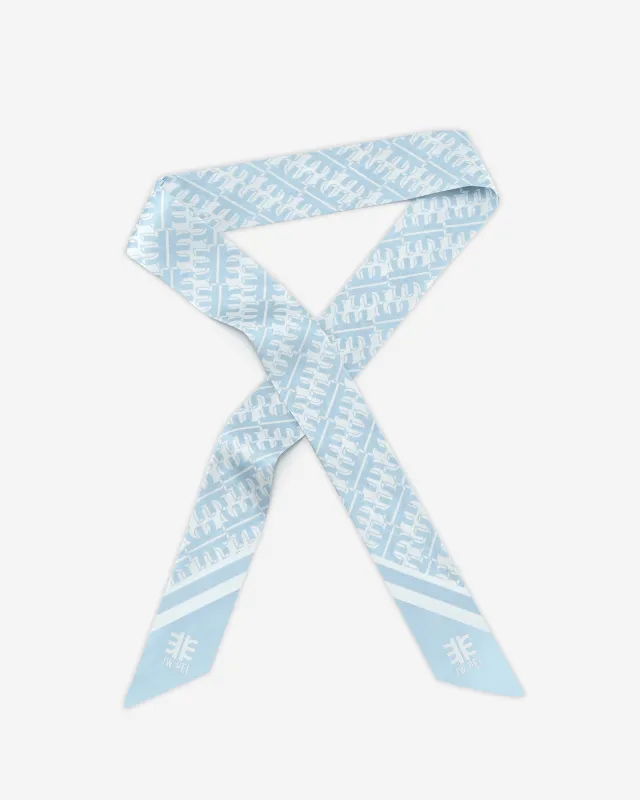 FEI Faux Silk Twill Scarf - Light Blue sold by JW PEI