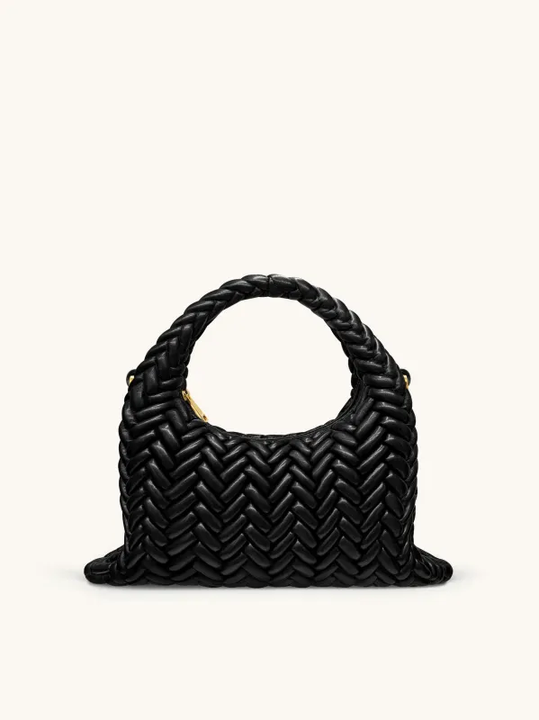 Cora Quilting Handle Bag - Black sold by JW PEI