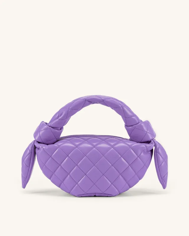 Croissant Top Handle Bag - Purple sold by JW PEI