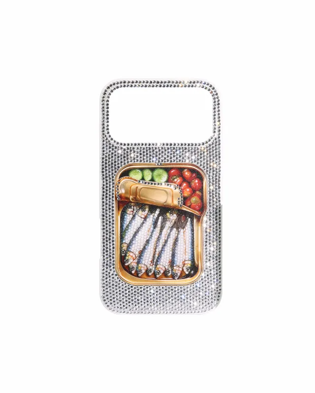 Sardine Can Art Artificial Crystal Phone Case - White sold by JW PEI