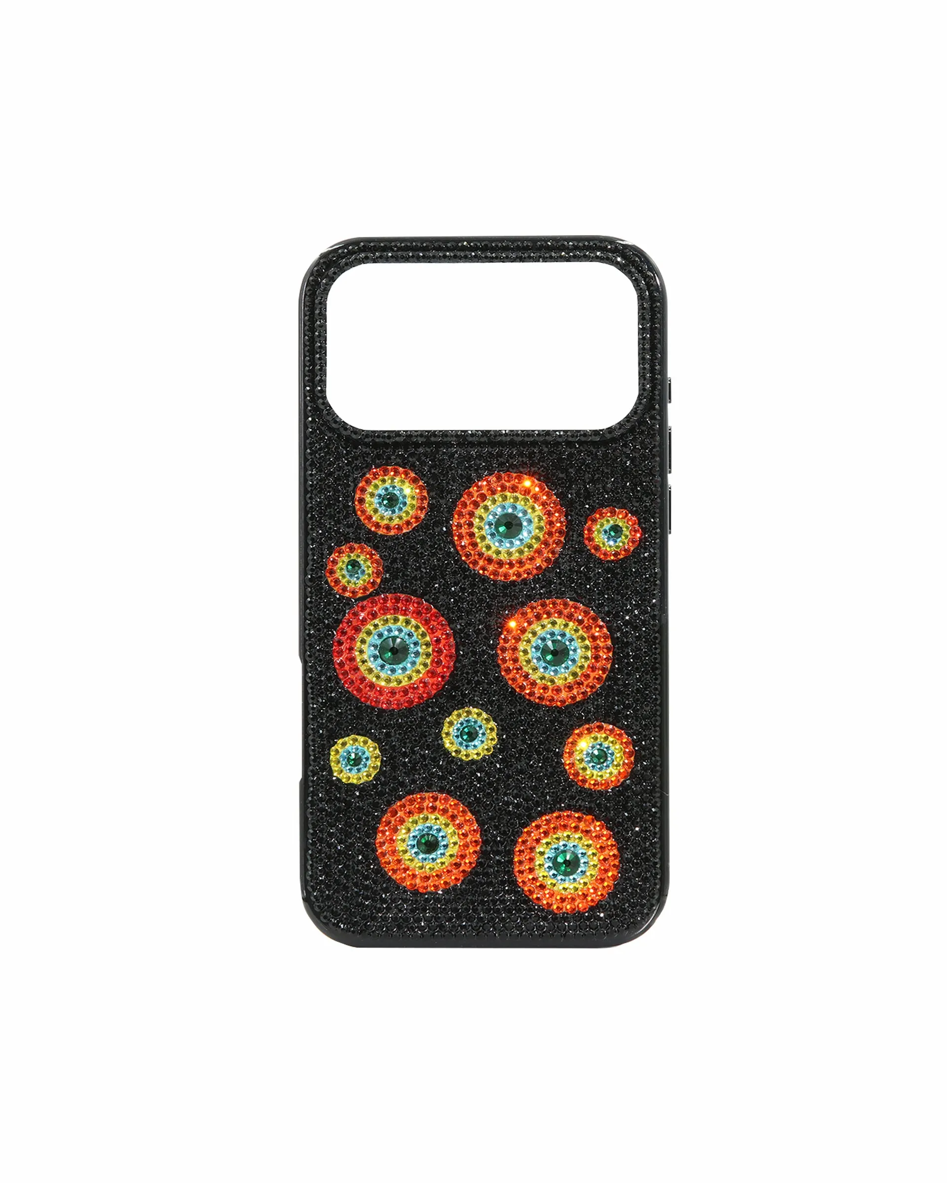 Evil Eye Artificial Crystal Embellished Phone Case - Black sold by JW PEI