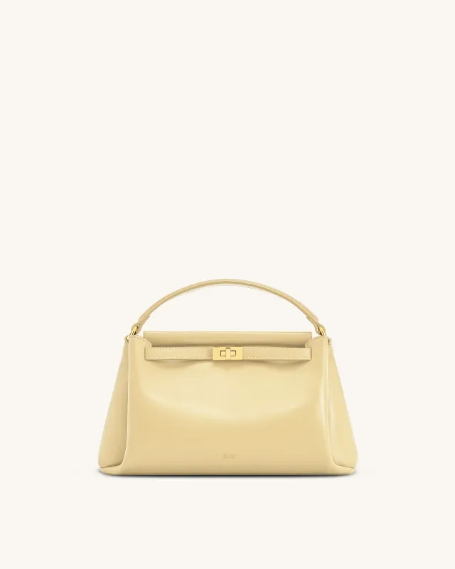 Carmen Top Handle Bag - Butter Yellow sold by JW PEI