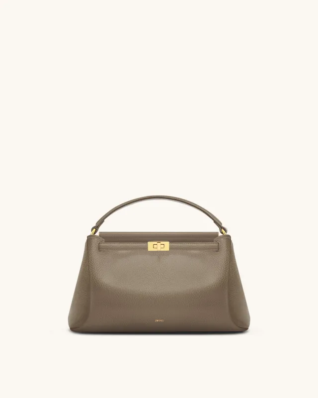 Carmen Top Handle Bag - Taupe sold by JW PEI