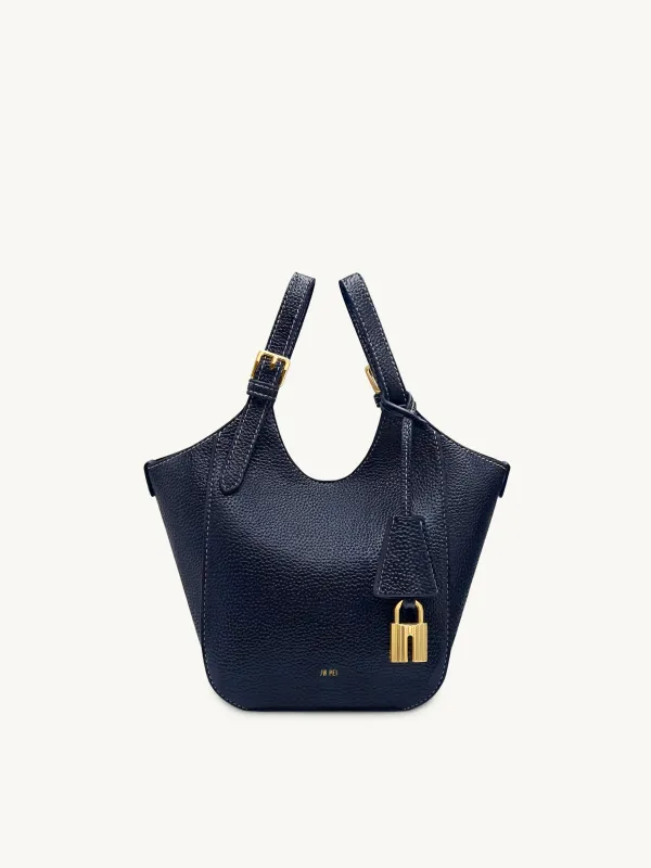 Ines Padlock Tote Bag - Navy sold by JW PEI