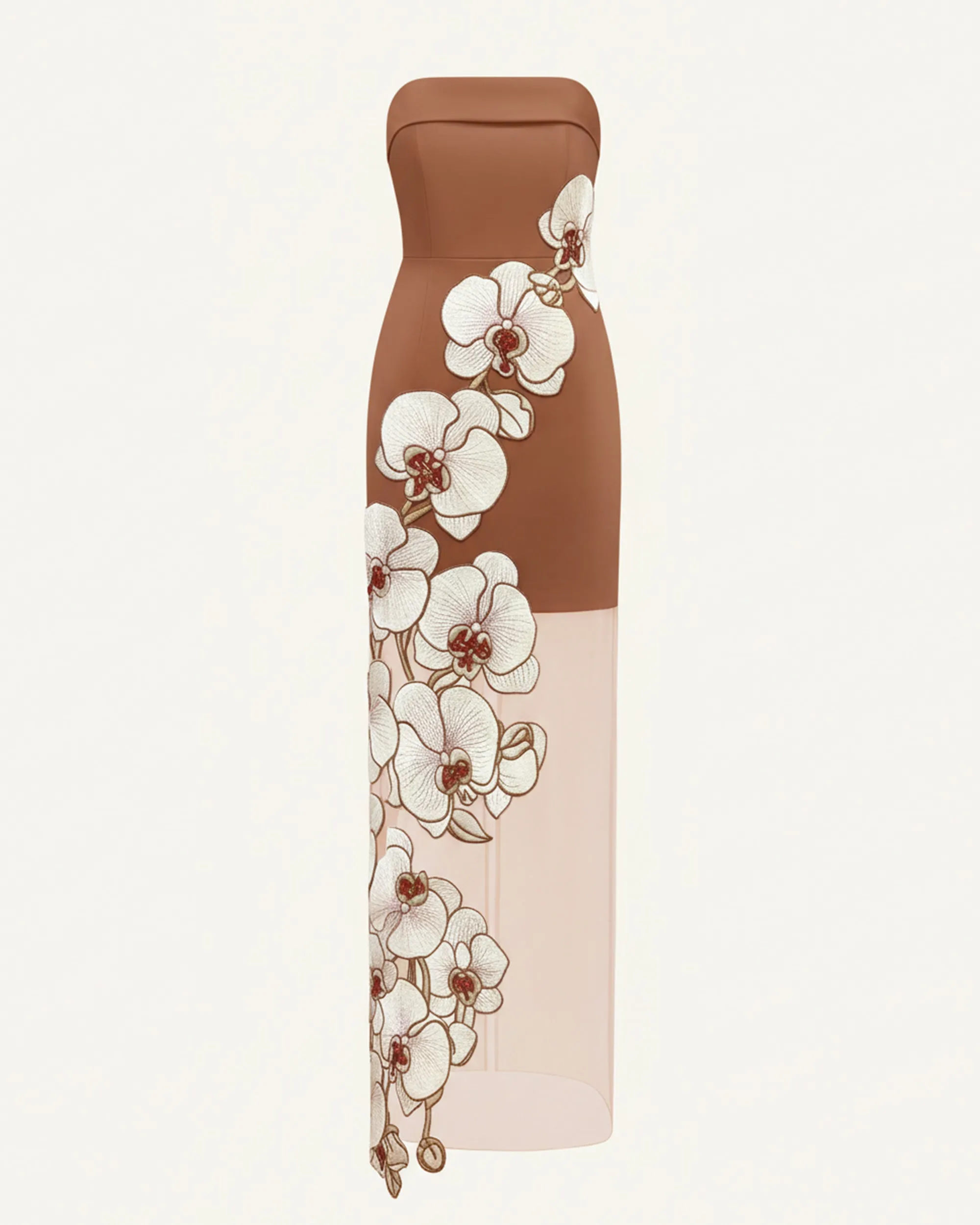 Orchid Embroidered Dress - Brown sold by JW PEI product image thumbnail 2
