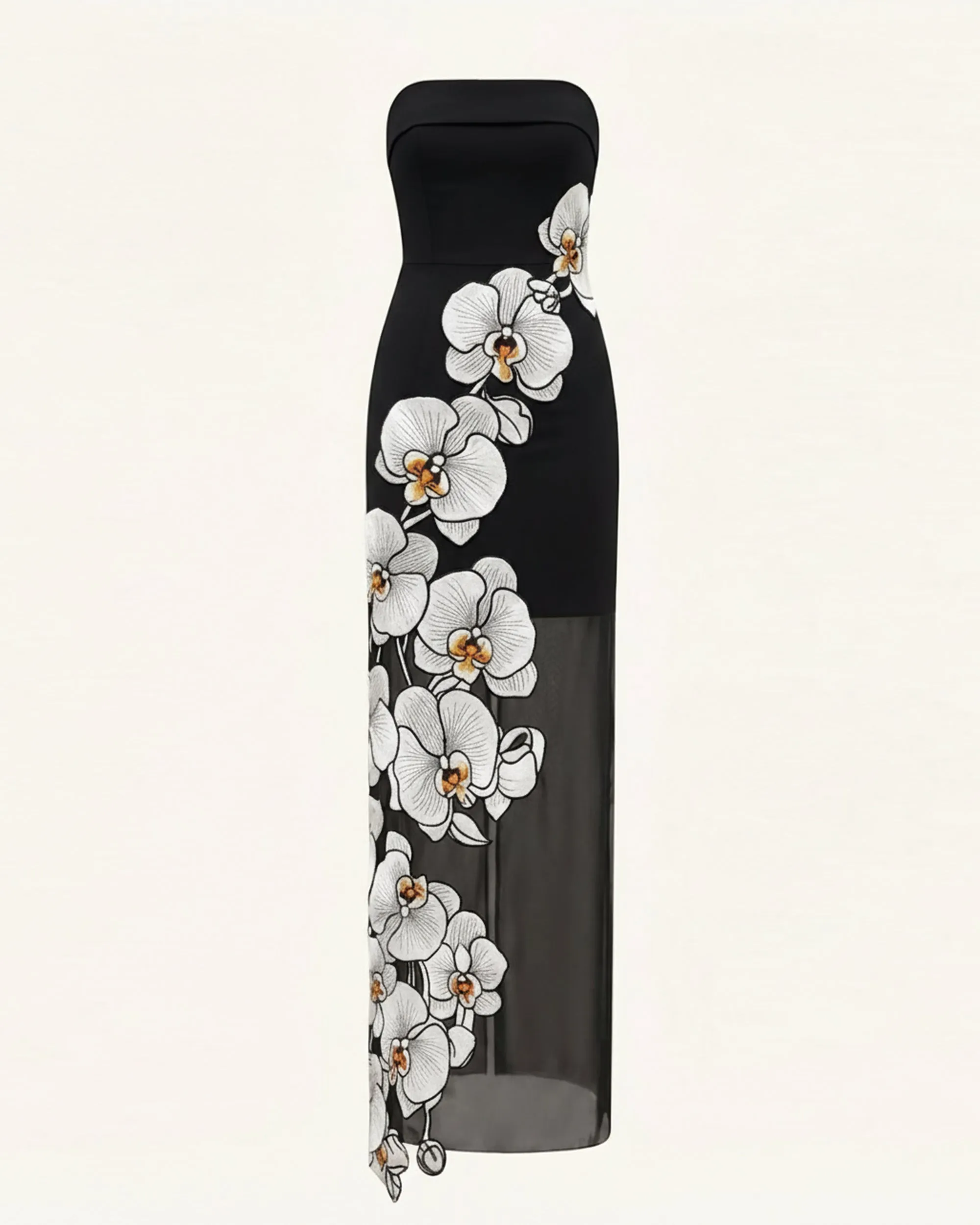Orchid Embroidered Dress - Black sold by JW PEI product image thumbnail 2