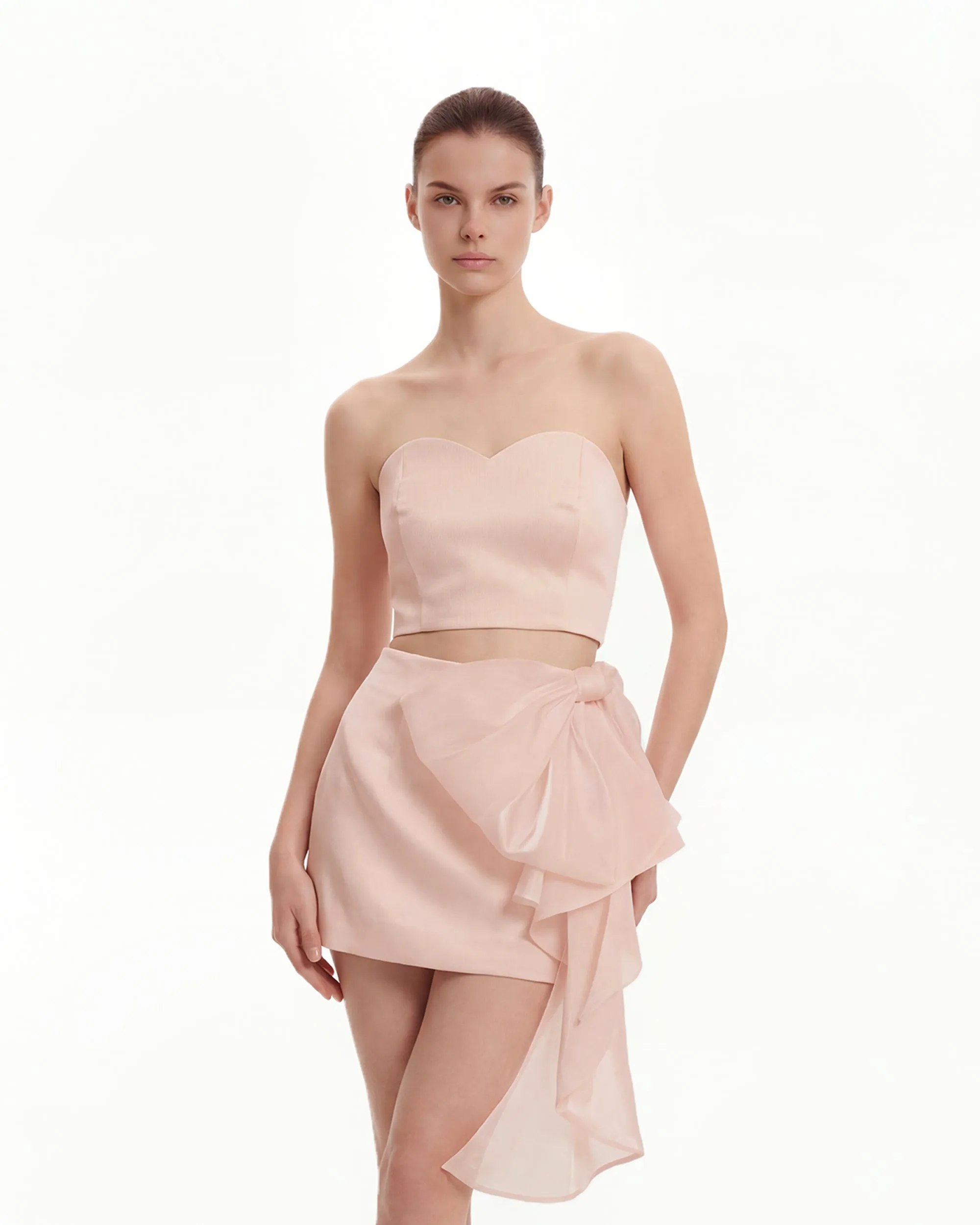 Cascading Bow Mini Skirt - Pink sold by JW PEI