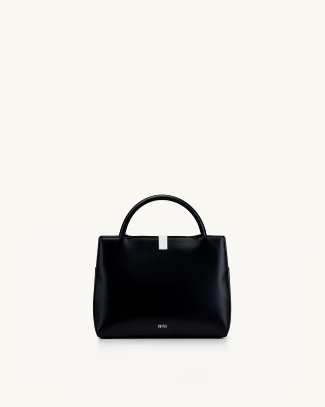 Eliza Top Handle Bag - Black sold by JW PEI
