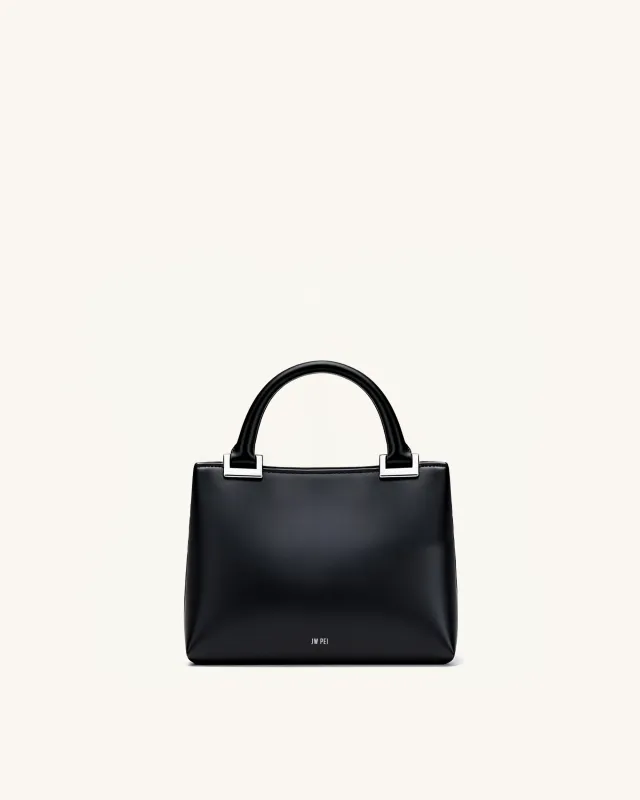 Ava Top Handle Bag - Black sold by JW PEI