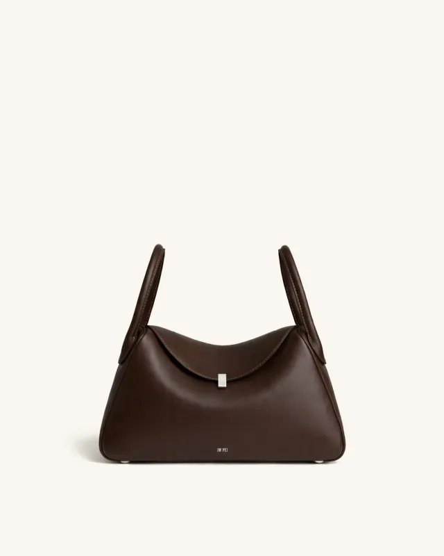 Mia Top Handle Bag - Brown sold by JW PEI