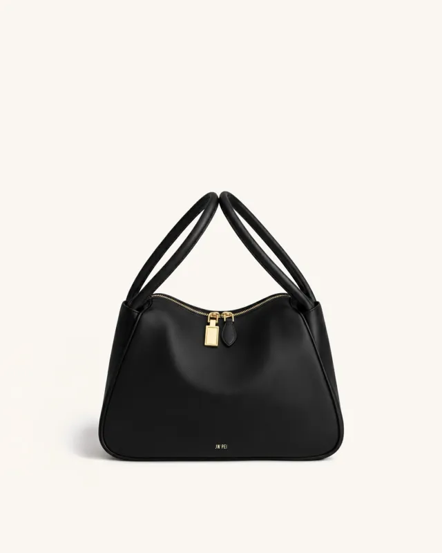 Luna Soft Top Handle Bag - Black sold by JW PEI