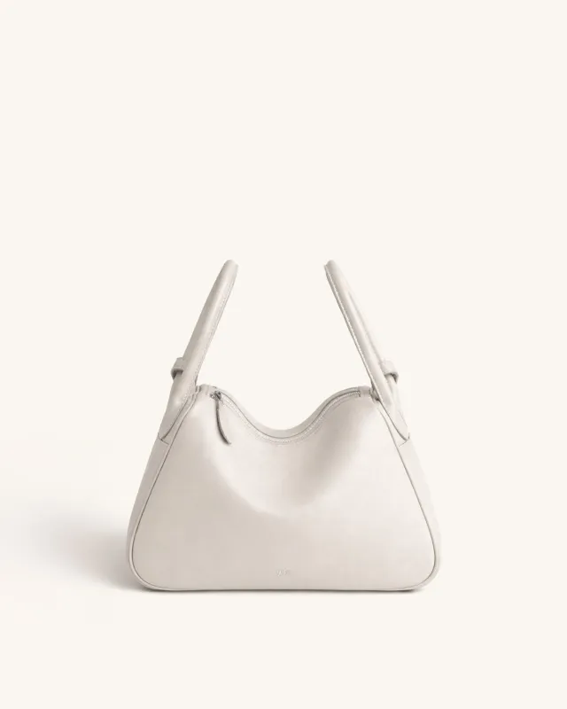 Mira Crescent Top Handle Bag - Ivory sold by JW PEI
