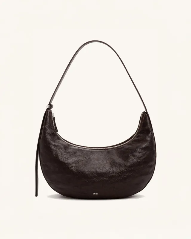 Holly Crescent Shoulder Bag - Brown sold by JW PEI