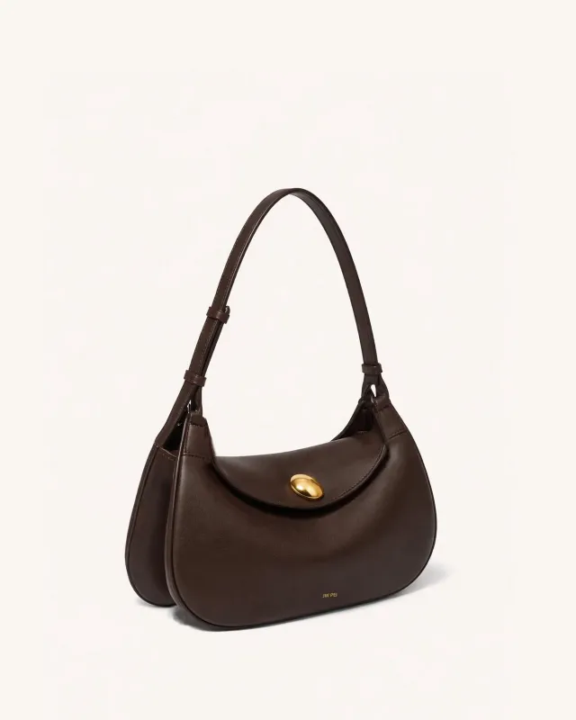 Eloise Crescent Shoulder Bag - Brown sold by JW PEI