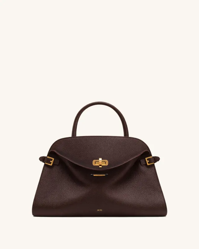 Arielle Top Handle Bag - Brown sold by JW PEI