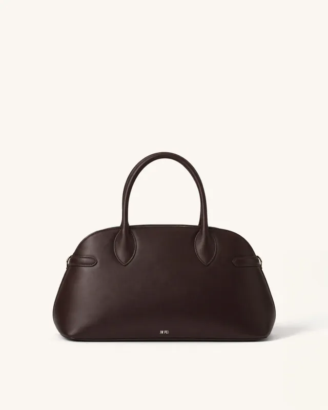 Harper Smooth Top Handle Bag - Brown sold by JW PEI