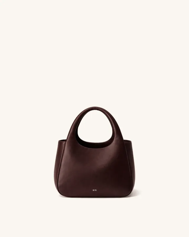 Asha Top Handle Bag - Brown sold by JW PEI