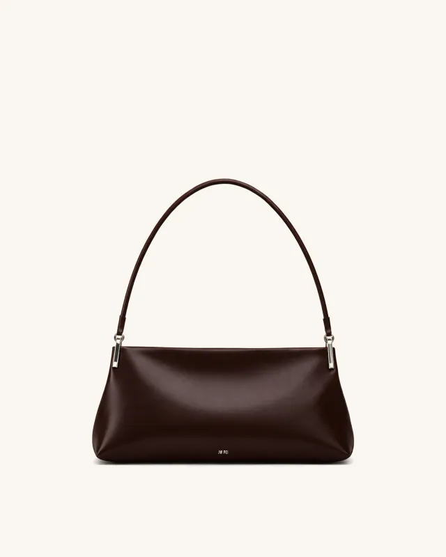 Avery Leather Shoulder Bag - Brown sold by JW PEI