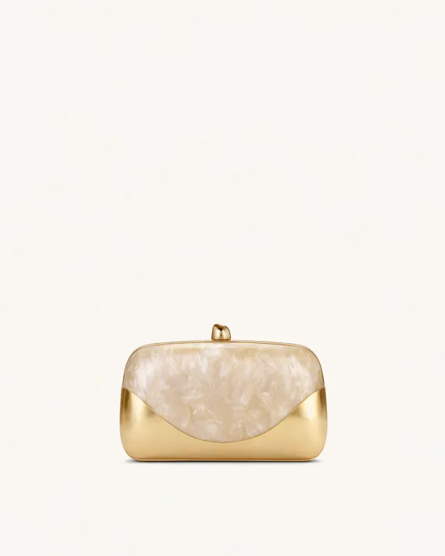 Pearl Wave Clutch - Gold made by JW PEI