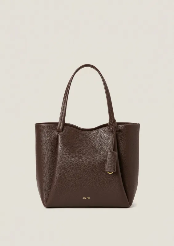 Avery Pebbled Tote - Brown sold by JW PEI