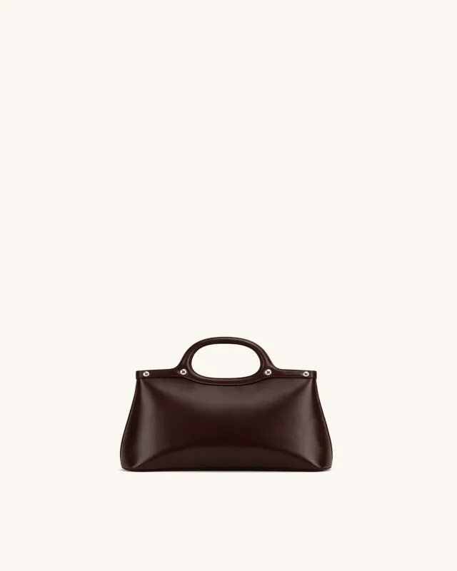 Classic Smooth Top Handle Bag - Brown sold by JW PEI