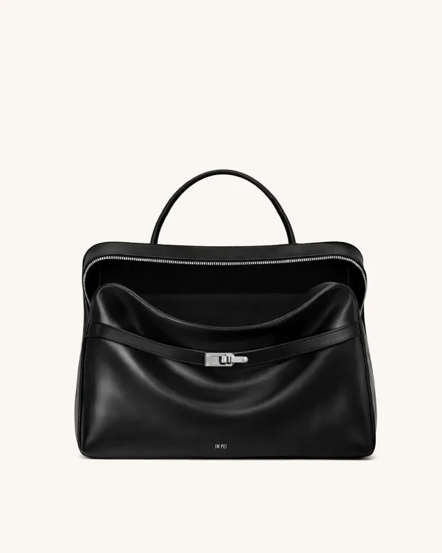 Nora Top Handle Bag - Black sold by JW PEI