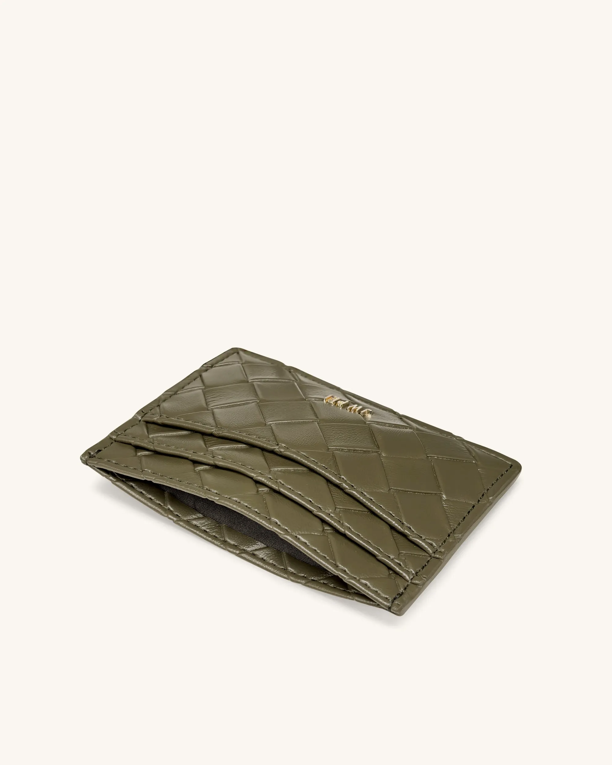 Woven Texture Card Holder - Dark Brown Green sold by JW PEI product image thumbnail 3