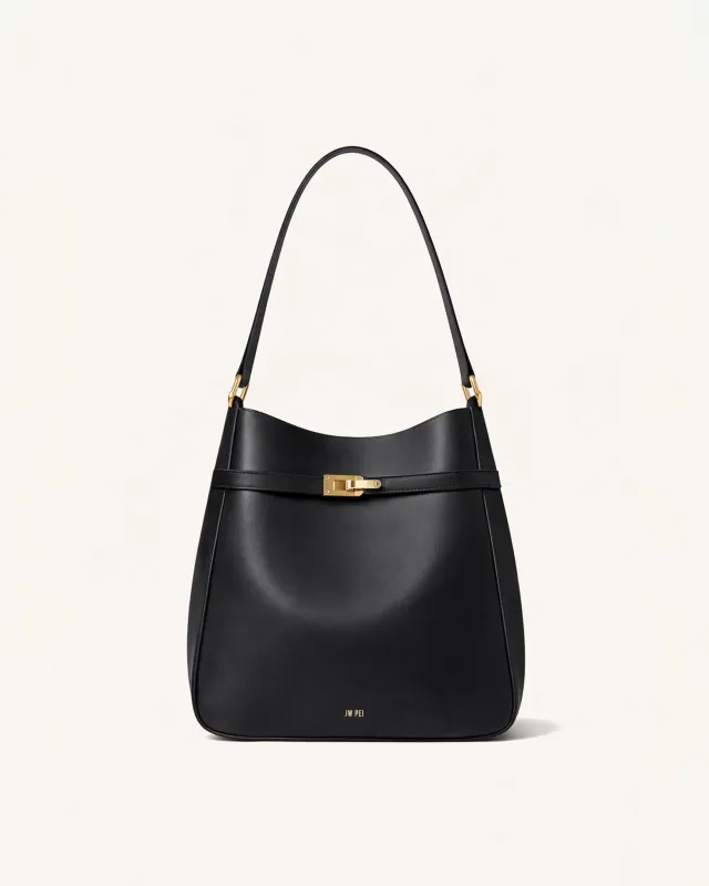 Mya Hobo Shoulder Bag - Black sold by JW PEI