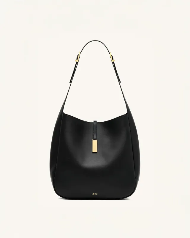 Sophia Hobo Shoulder Bag - Black sold by JW PEI
